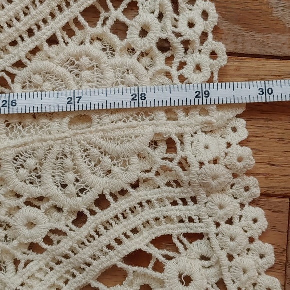 Cream Crochet Two-fer Top - Picture 12 of 12